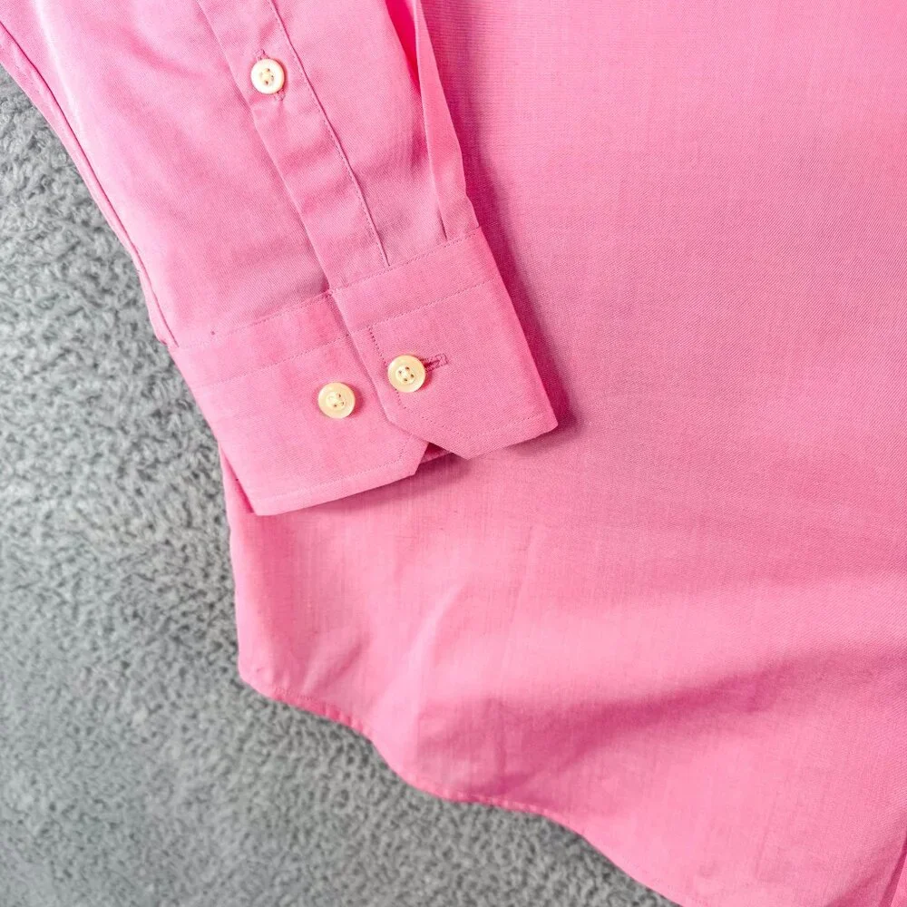 Banana Republic Shirt Mens Medium Slim Pink Outdoor Business Casual Preppy Work‎